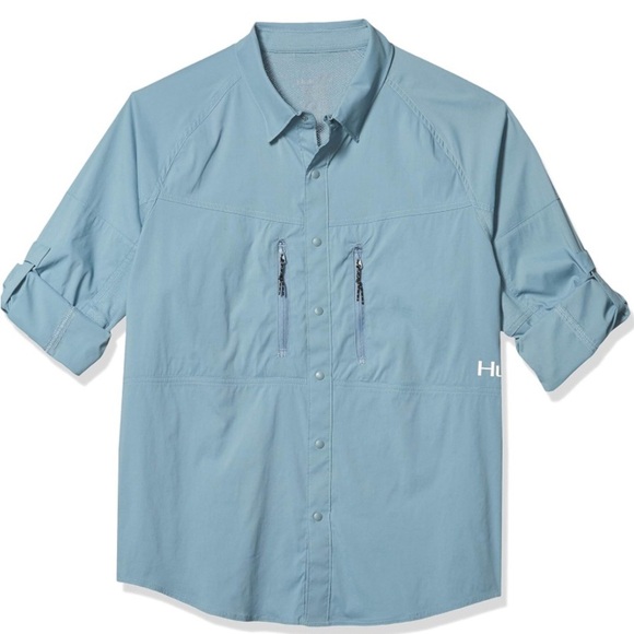 HUK Tech Hybrid long sleeve shirt - Picture 1 of 10